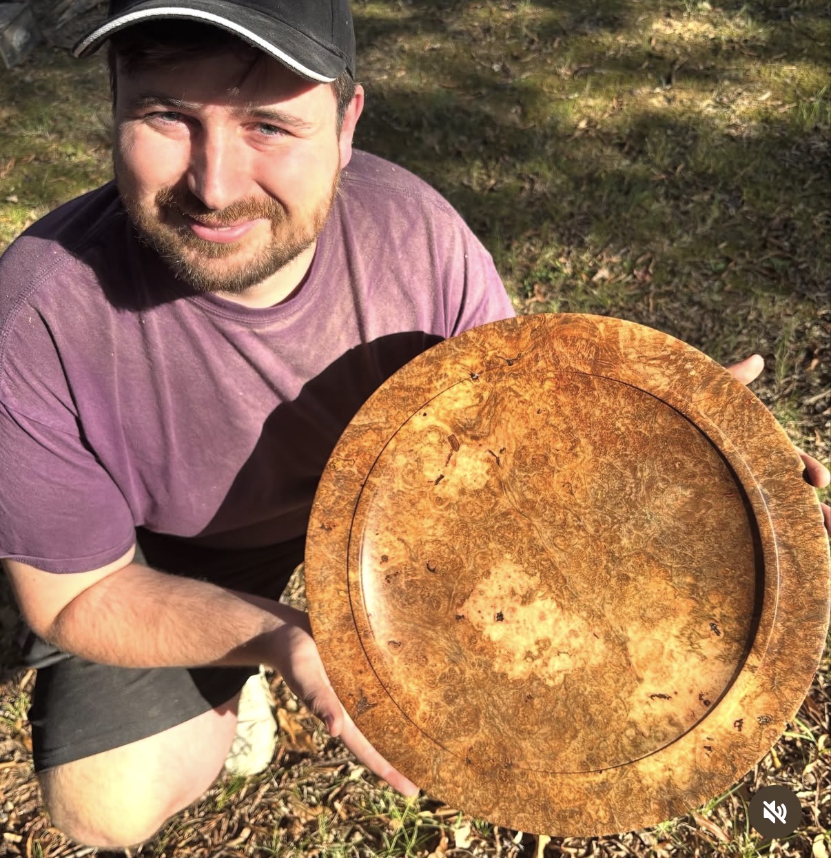 Maple Burl Platter